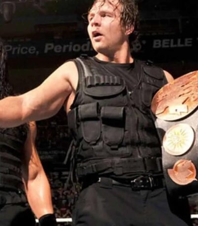 WWE Wrestler Dean Ambrose Black Vest