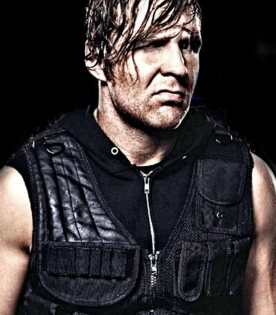 WWE Wrestler Dean Ambrose Black Vest