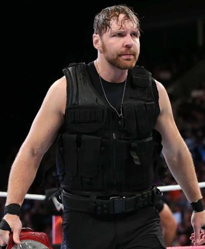 WWE Wrestler Dean Ambrose Black Vest