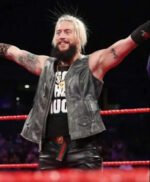 WWE Wrestler Enzo Amore Black Leather Vest