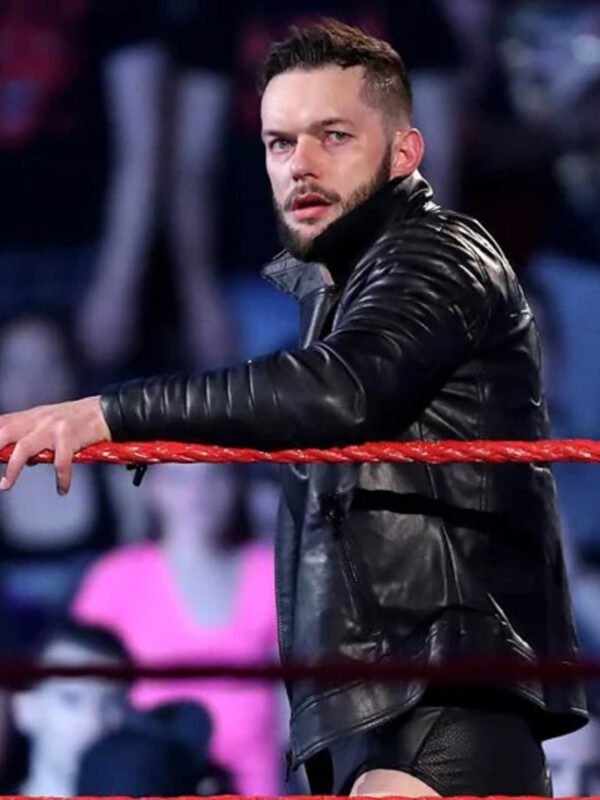 WWE Wrestler Finn Balor Quilted Leather Jacket
