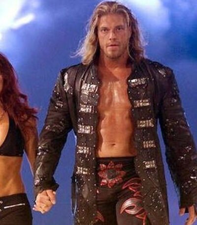 WWE Wrestler Mattel Edge Elite Black Leather Coat