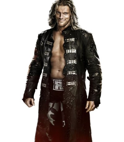 WWE Wrestler Mattel Edge Elite Black Leather Coat