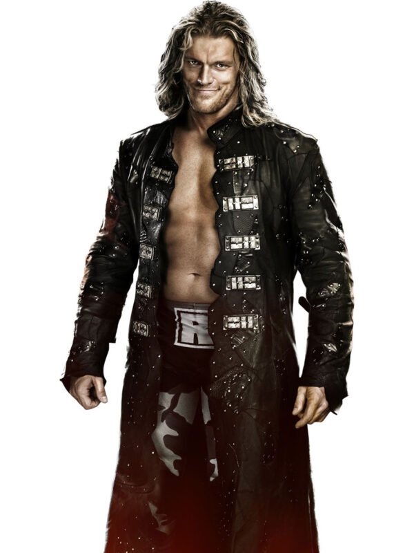 WWE Wrestler Mattel Edge Elite Black Leather Coat