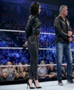 WWE Wrestler Paige Black Biker Leather Jacket