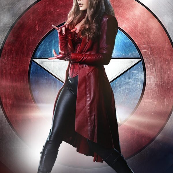 Wanda Maximoff WandaVision Brown Coat