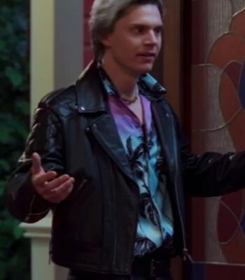 WandaVision Evan Peters Leather Jacket