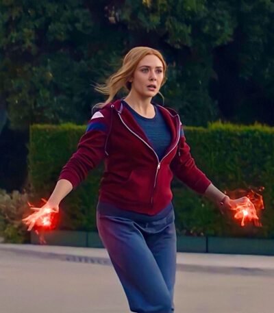 WandaVision Wanda Maximoff Red Hoodie