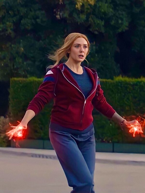 WandaVision Wanda Maximoff Red Hoodie