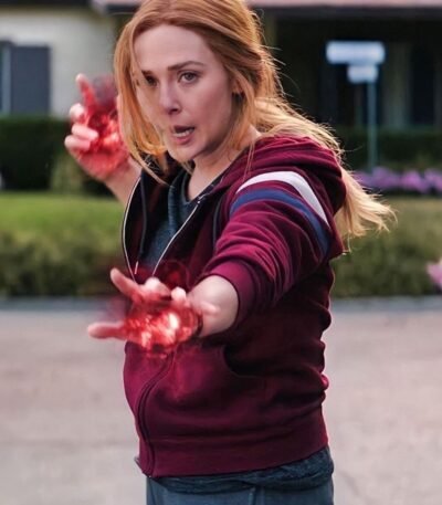 WandaVision Wanda Maximoff Red Hoodie