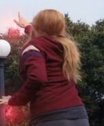 WandaVision Wanda Maximoff Red Hoodie