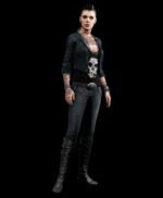 Watch Dogs Aiden Pearce Clara Lille Leather Jacket