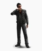 Watch Dogs Maurice Vega Cafe Racer Leather Jacket