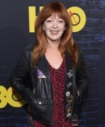 Watchmen Editorial Frances Fisher Biker Leather Jacket