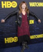 Watchmen Editorial Frances Fisher Biker Leather Jacket