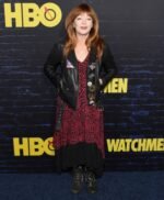 Watchmen Editorial Frances Fisher Biker Leather Jacket
