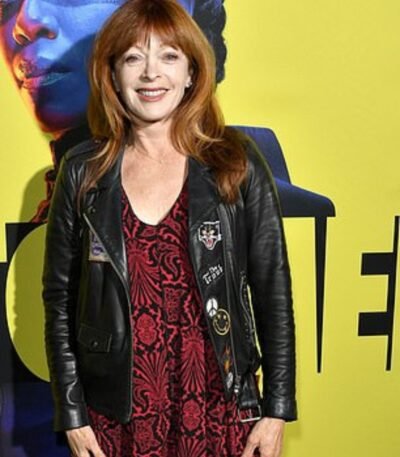 Watchmen Editorial Frances Fisher Biker Leather Jacket