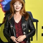 Watchmen Editorial Frances Fisher Biker Leather Jacket