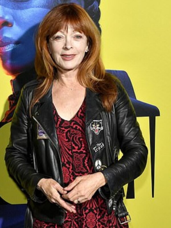 Watchmen Editorial Frances Fisher Biker Leather Jacket