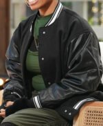 We Ani American Idol Black Varsity Bomber Jacket