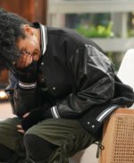 We Ani American Idol Black Varsity Bomber Jacket