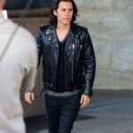 WeCrashed Adam Neumann Motorcycle Leather Jacket