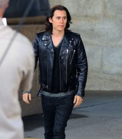 WeCrashed Adam Neumann Motorcycle Leather Jacket