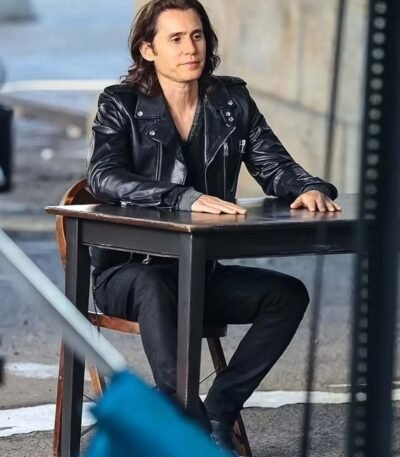 WeCrashed Adam Neumann Motorcycle Leather Jacket