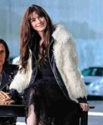 WeCrashed Rebekah Neumann White Fur Jacket