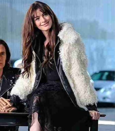 WeCrashed Rebekah Neumann White Fur Jacket