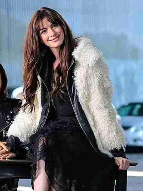 WeCrashed Rebekah Neumann White Fur Jacket