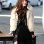 WeCrashed Rebekah Neumann White Fur Jacket