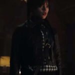 Wednesday 2022 Jenna Ortega Black Leather Jacket