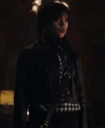 Wednesday 2022 Jenna Ortega Black Leather Jacket