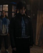 Wednesday 2022 Jenna Ortega Black Leather Jacket
