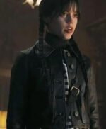 Wednesday 2022 Jenna Ortega Black Leather Jacket