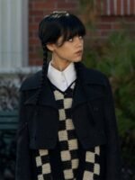 Wednesday 2022 Jenna Ortega Crop Jacket