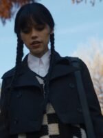 Wednesday 2022 Jenna Ortega Crop Jacket