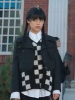 Wednesday 2022 Jenna Ortega Crop Jacket