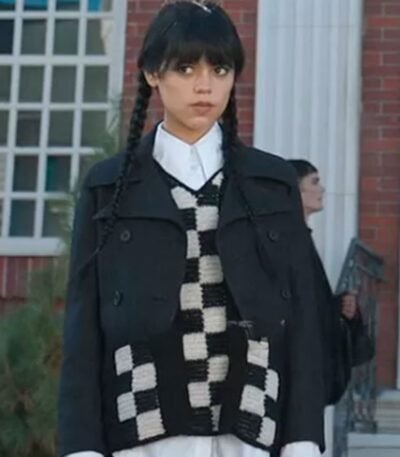 Wednesday 2022 Jenna Ortega Crop Jacket
