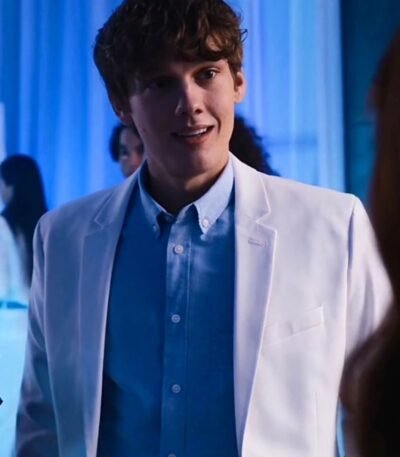 Wednesday 2022 Tyler Galpin White Blazer