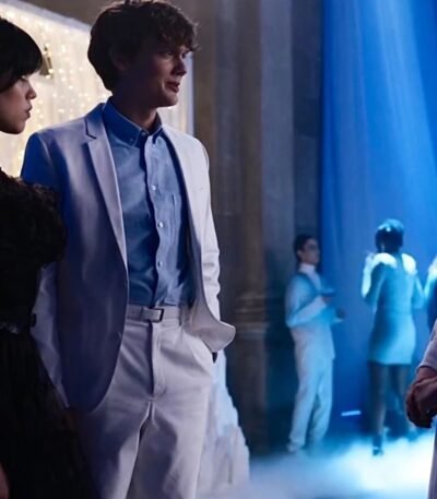 Wednesday 2022 Tyler Galpin White Blazer