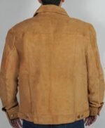 Wes Bentley Yellowstone Shirt Style Suede Trucker Jacket