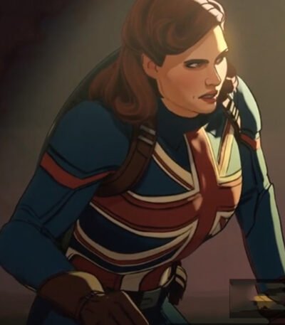 What If 2021 Peggy Carter Blue Costume Jacket