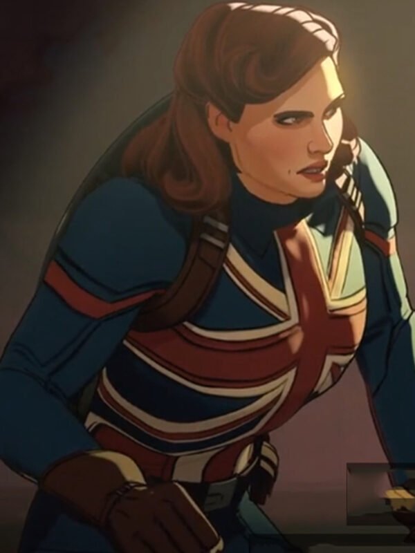 What If 2021 Peggy Carter Blue Costume Jacket