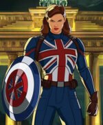 What If 2021 Peggy Carter Blue Costume Jacket