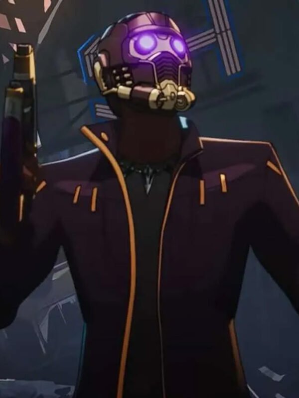 What If 2021 Star Lord Purple Leather Costume Jacket