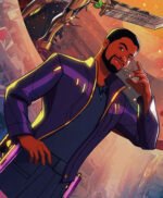 What If 2021 Star Lord Purple Leather Costume Jacket