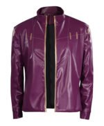 What If 2021 Star Lord Purple Leather Costume Jacket