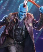 What If Yondu Udonta Maroon Leather Coat